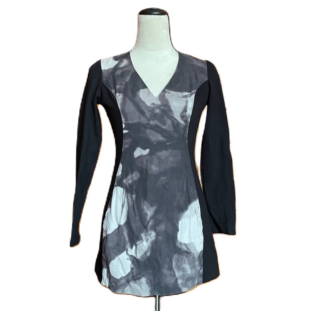 Under.ligne by Doo.ri Printed Silk Mini Bodycon Dress